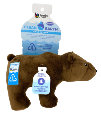SPUNKY PUP CLEAN EARTH BEAR LARGE