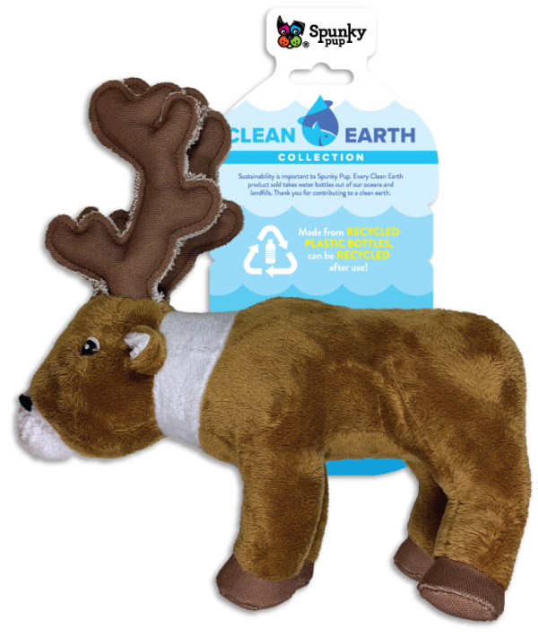 SPUNKY PUP CLEAN EARTH CARIBOU LARGE
