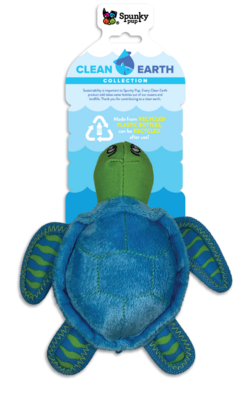 SPUNKY PUP CLEAN EARTH TURTLE LARGE