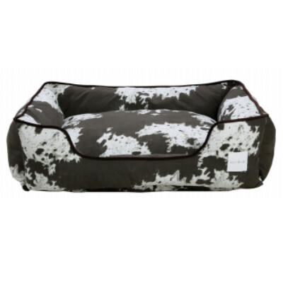 Kort & Co Dog Bed - Cowhide Cuddler 44" x 36"