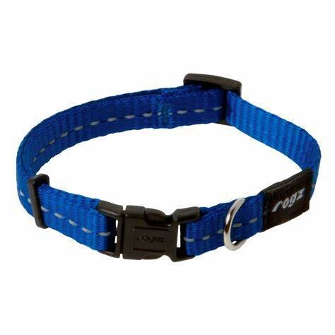 ROGZ CLASSIC COLLAR X-SMALL BLUE REFLECTIVE