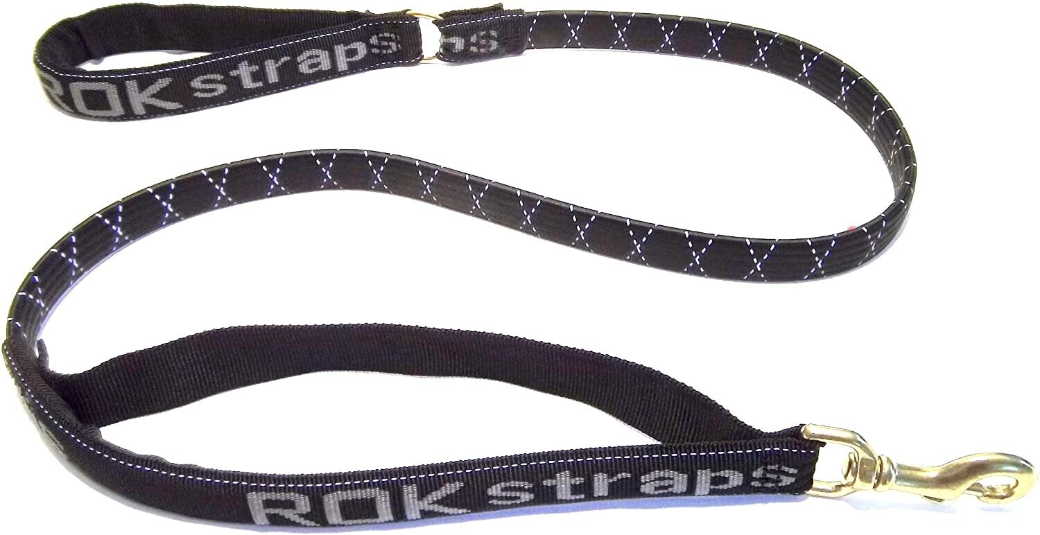 ROK Straps 3-in-1 Stretch Leash Black L