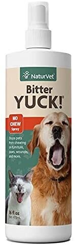NaturVet Bitter Yuck! No Chew Spray 16oz