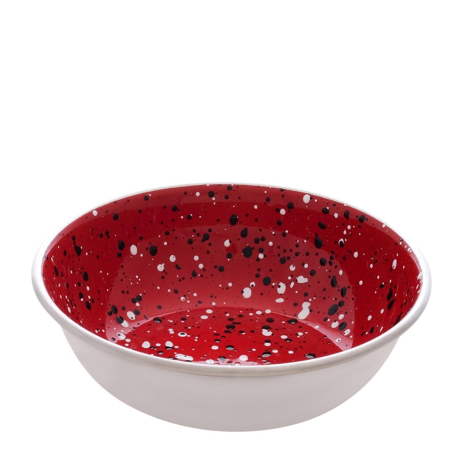 DOGIT STAINLESS DOG BOWL WITH RED SPECKLE 350ml