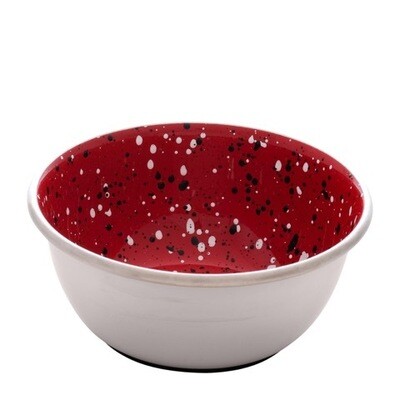 DOGIT STAINLESS DOG BOWL WITH RED SPECKLE 500 ml
