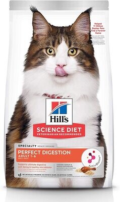 HILL'S SCIENCE DIET FELINE - PERFECT DIGESTION 3.5 LB