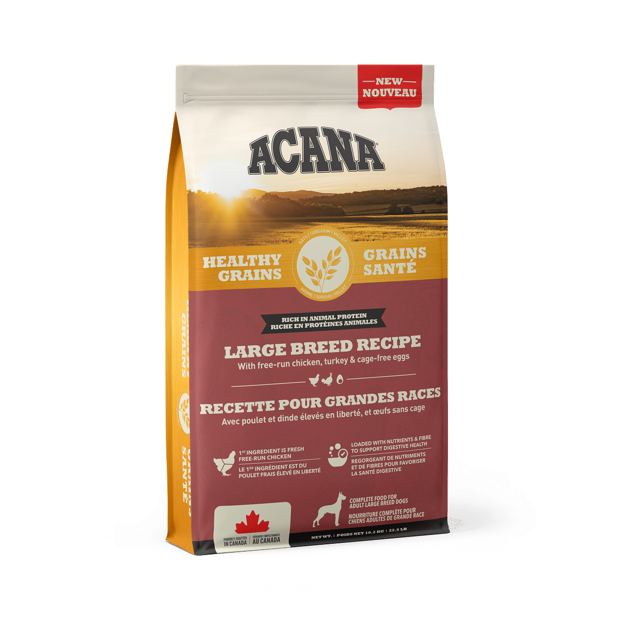 ACANA HEALTHY GRAINS - LARGE BREED 10.2 KG