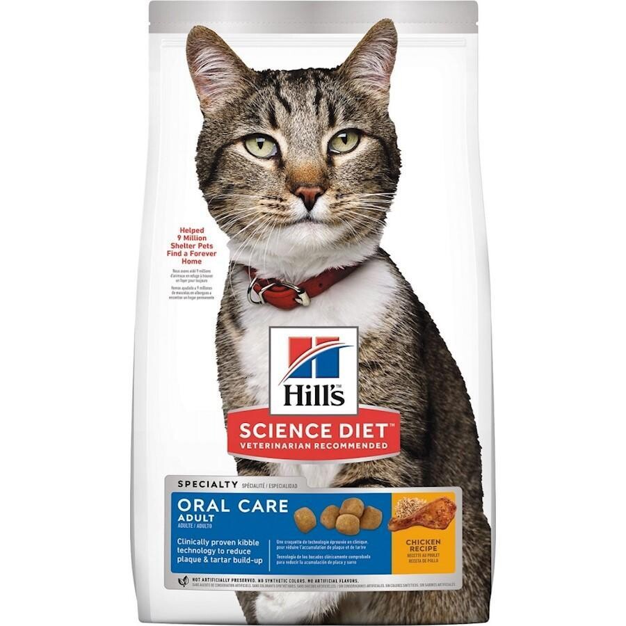 HILL'S SCIENCE DIET CAT - ADULT ORAL CARE 3.5LB