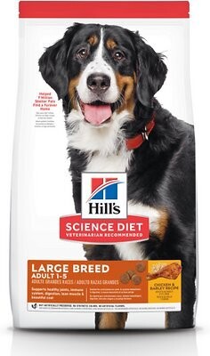 HILL'S SCIENCE DIET LARGE BREED ADULT CHICKEN & BARLEY 30LB