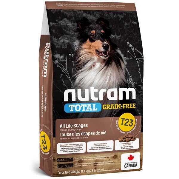 NUTRAM T23 GRAIN-FREE ADULT TURKEY & CHICKEN 11.4kg