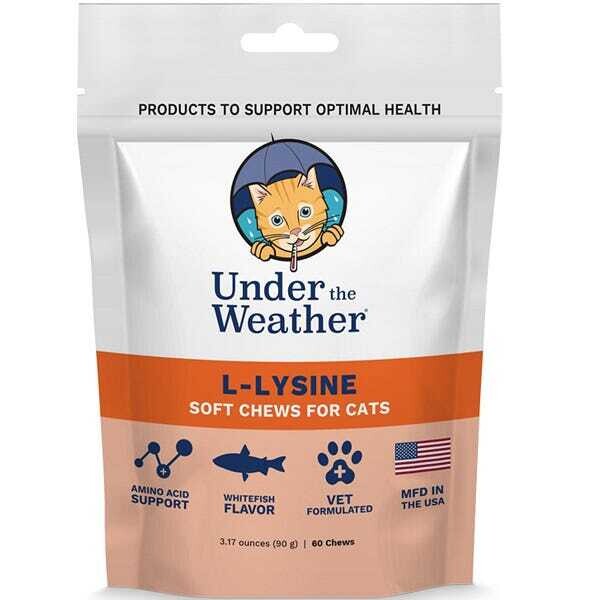 Under the Weather L-Lysine Soft Chews for Cats 90g