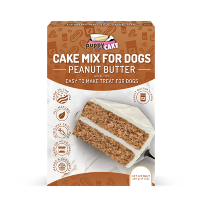 Puppy Cake- Peanut Butter Cake Mix