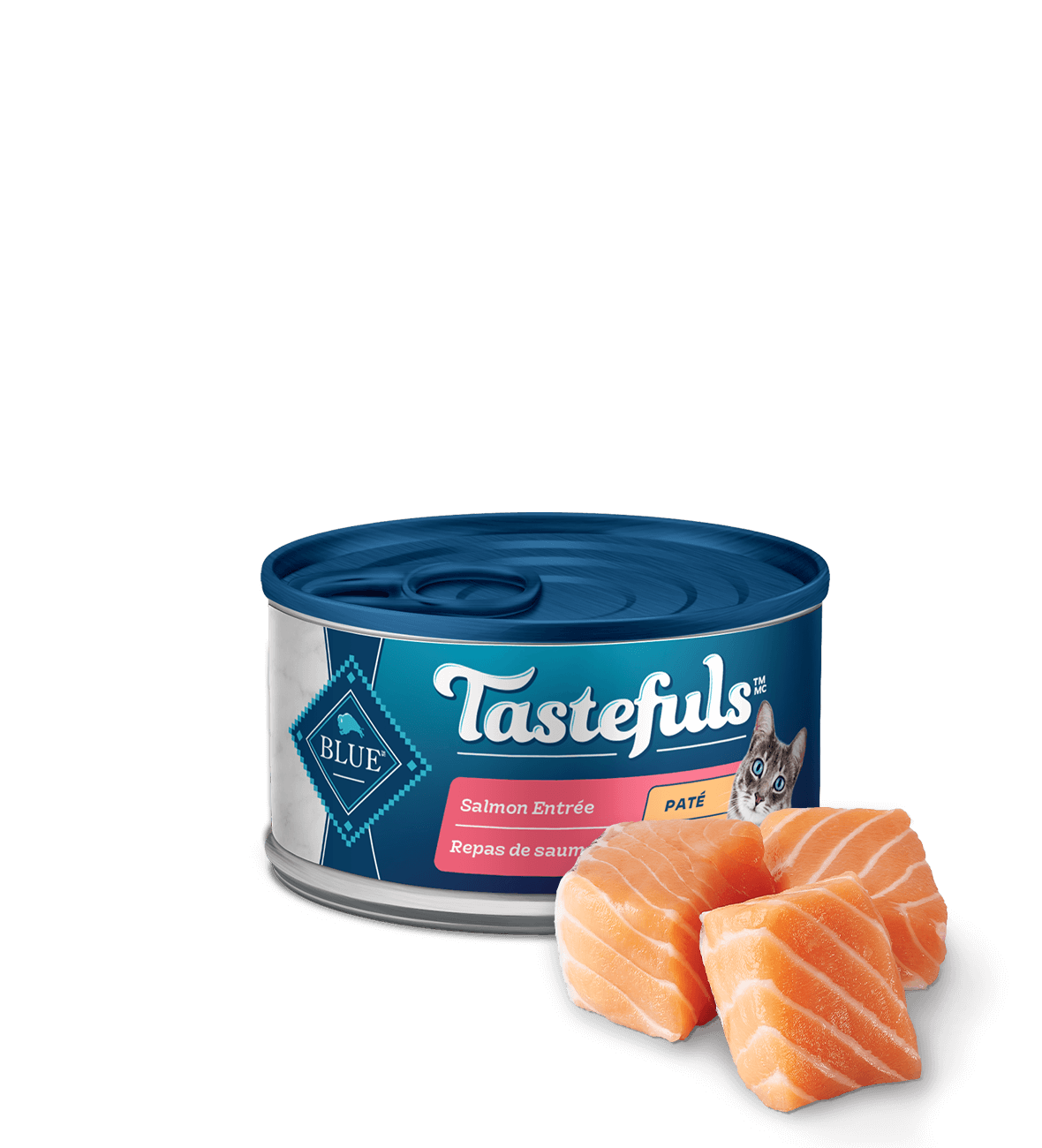 BLUE TASTEFULS CAT - SALMON ENTREE 1.3 0Z