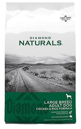 DIAMOND NATURALS FOR DOGS - LARGE BREED CHICKEN & RICE 40LB