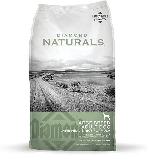 DIAMOND NATURALS FOR DOGS - LARGE BREED LAMB & RICE 40LB