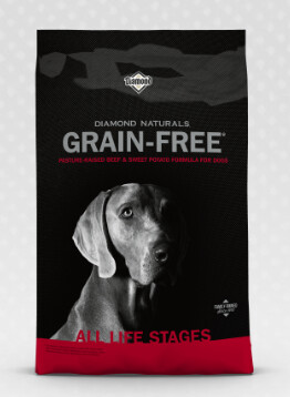 DIAMOND NATURALS FOR DOGS - GRAIN FREE BEEF 5LB