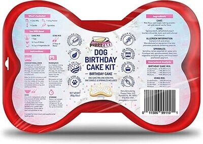 PUPPY CAKE BIRTHDAY CAKE KIT