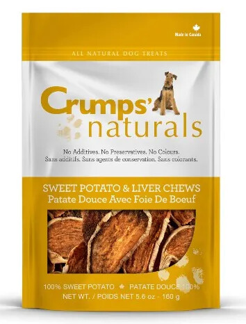 Crumps Sweet Potato & Liver Chews 330g