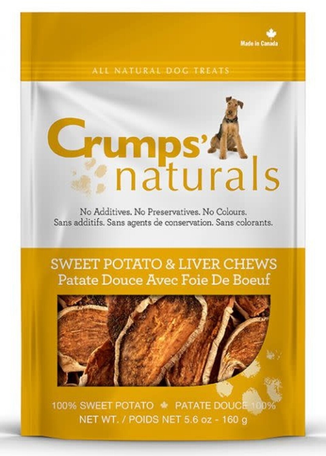 Crumps Sweet Potato & Liver Chews 160g