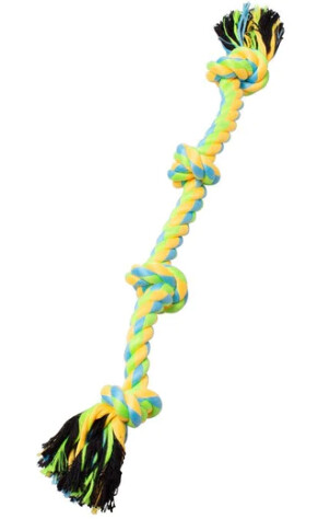 BUD'Z ROPE TOY 4 KNOT 15.5"