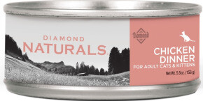 DIAMOND NATURALS CAT FOOD - CHICKEN DINNER 156g