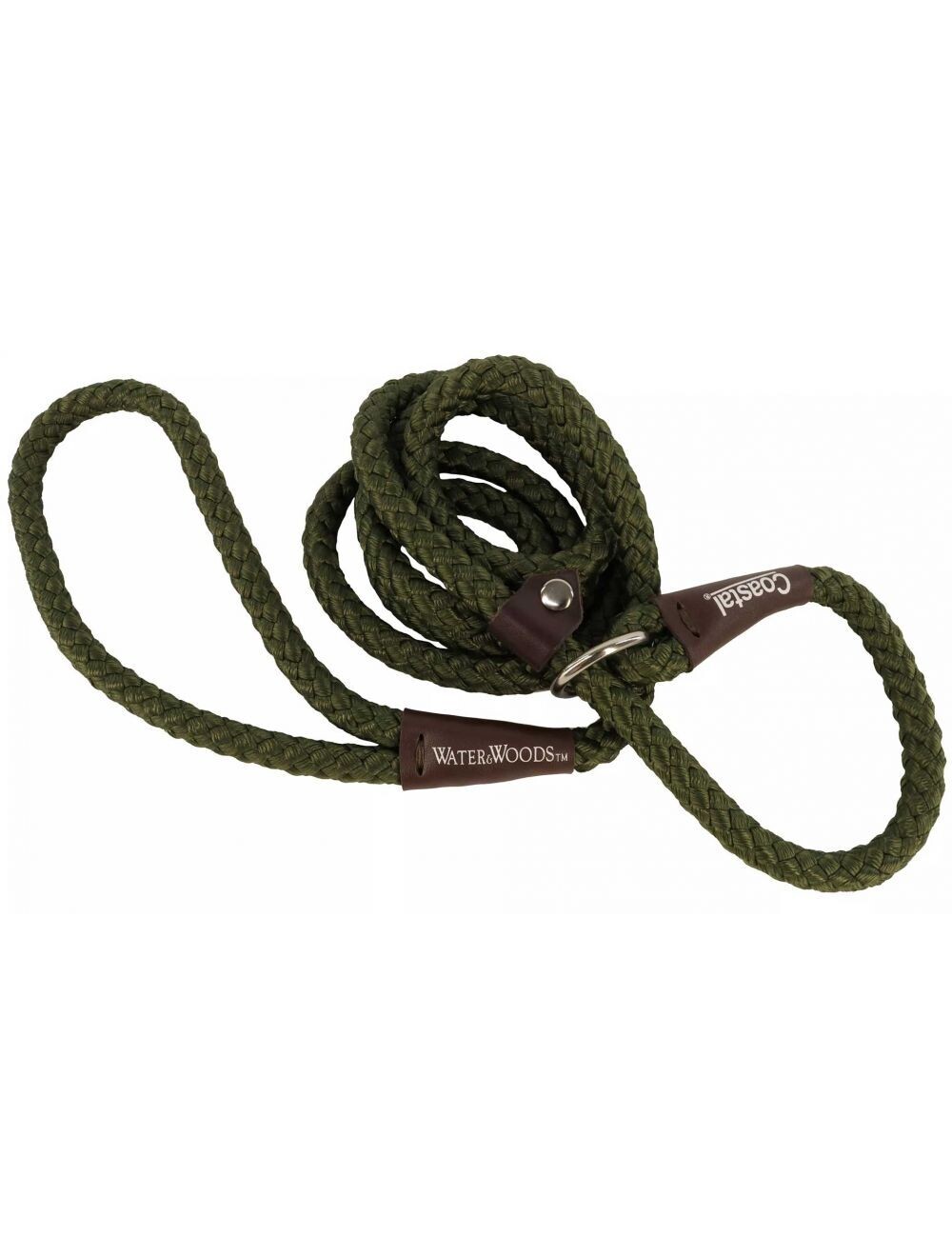 WATER & WOODS ROPE LEASH 6' - GREEN