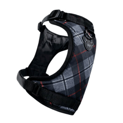 CANADA POOCH EVERYTHING HARNESS - PLAID LARGE