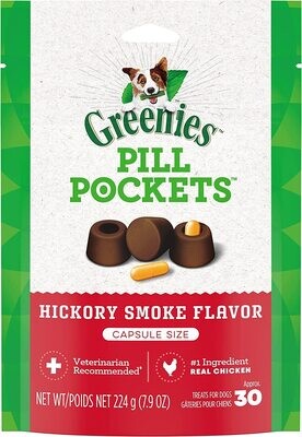 Greenies PILL POCKETS HICKORY CAPULES 7.9oz