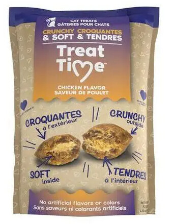 Treat Time Chicken Flavour Cat Treats 100g