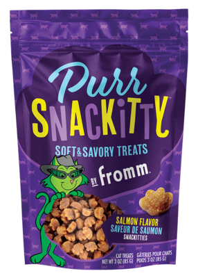 FROMM PURRSNACKITTY CAT TREATS - SALMON 3OZ