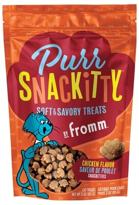 FROMM PURRSNACKITTY CAT TREATS - CHICKEN 3OZ