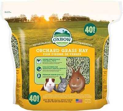 OXBOW ORCHARD GRASS HAY 40OZ