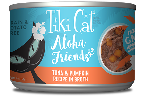 TIKI CAT - ALOHA FRIENDS TUNA & PUMPKIN 5.5 OZ