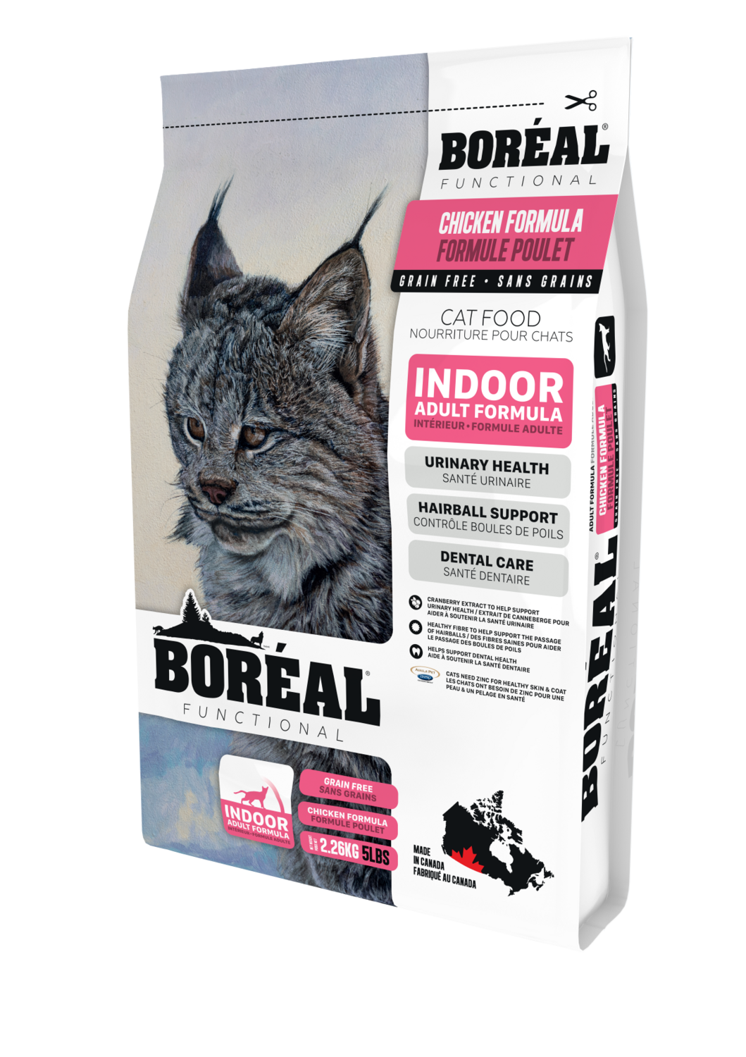 BOREAL CAT FUNCTIONAL INDOOR CHICKEN 5.44 KG