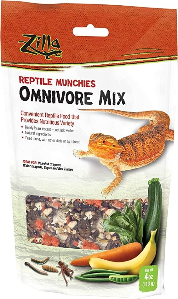 Zilla Reptile Munchies - Omnivore 4oz