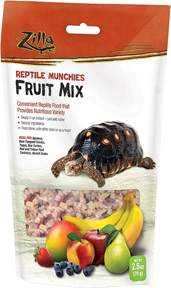Zilla Reptile Munchies - Fruit Mix 2.5oz