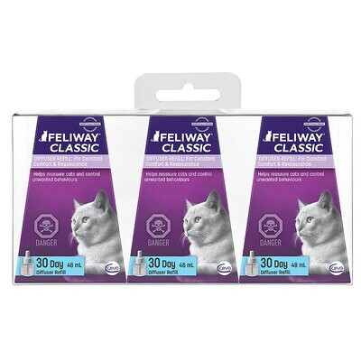 FELIWAY CLASSIC 30 Day Diffuser Refill 3Pack