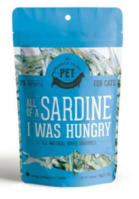 Granville Island Sardine Treats for Cats 50g