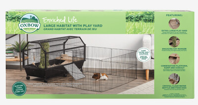 OXBOW ENRICHED LIFE - LARGE HABITAT WITH PLAY YARD