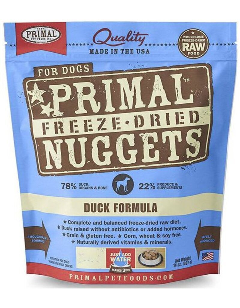 PRIMAL FREEZE-DRIED NUGGETS - DUCK 5.5OZ