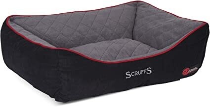 SCRUFFS BOX BED BURGANDY - 24" x 19.5"