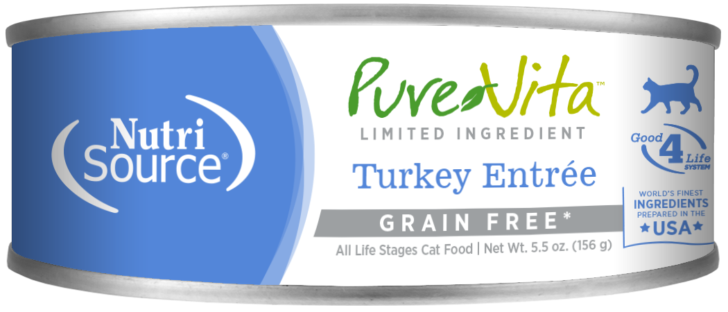 NUTRI SOURCE PURE VITA - TURKEY ENTREE 5.5 OZ