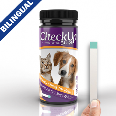 CHECKUP DIABETES TEST STRIPS FOR CATS & DOGS 50 PACK