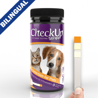 CHECKUP UTI TEST STRIPS FOR CATS & DOGS 50 PACK
