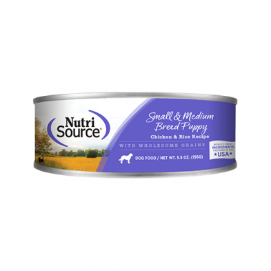 NUTRI SOURCE FOR SMALL BREED PUPPIES - CHICKEN 5.5 OZ