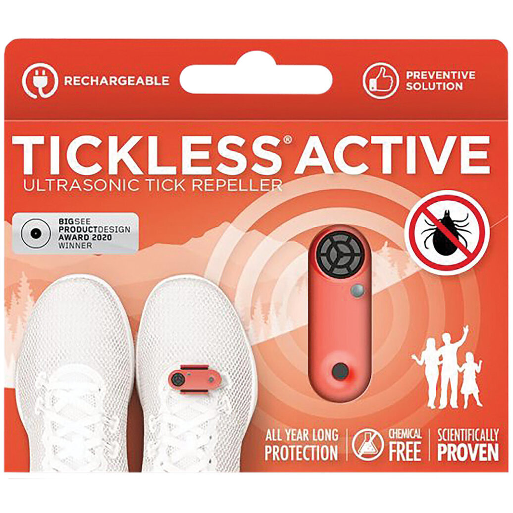 TICKLESS ULTRASONIC TICK REPELLER - HUMAN ACTIVE CORAL
