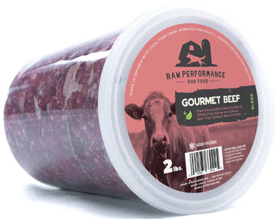 Raw Performance Gourmet Beef 2lbs