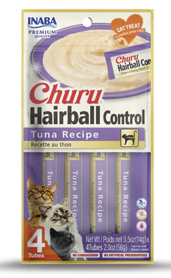 Inaba Churu Cat Hairball Tuna Recipe 56g