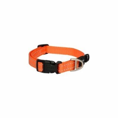 ROGZ CLASSIC COLLAR X-LARGE ORANGE REFLECTIVE