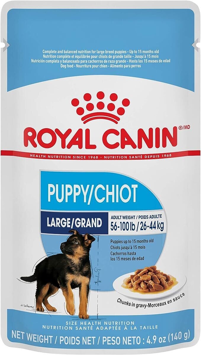 ROYAL CANIN LARGE PUPPY WET DOG FOOD 4.9oz